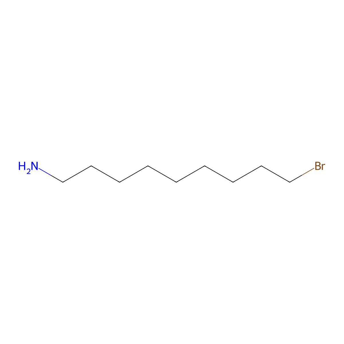 9-Bromononan-1-amine molecular structure, CAS 698971-77-6