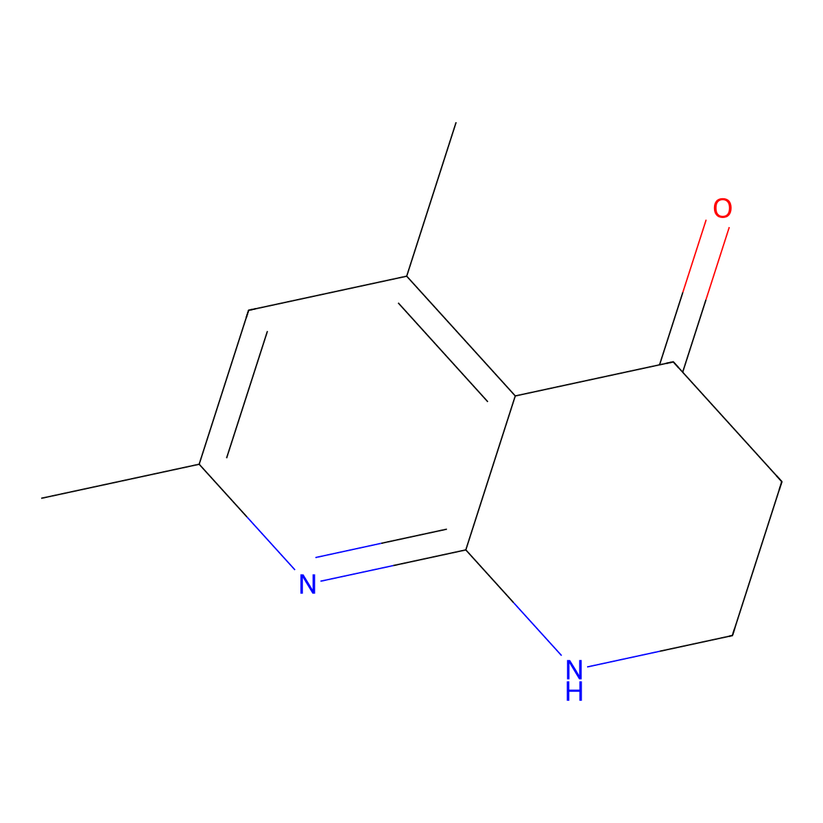 5,7-Dimethyl-2,3-dihydro-1,8-naphthyridin-4(1h)-one molecular structure, CAS 698973-85-2