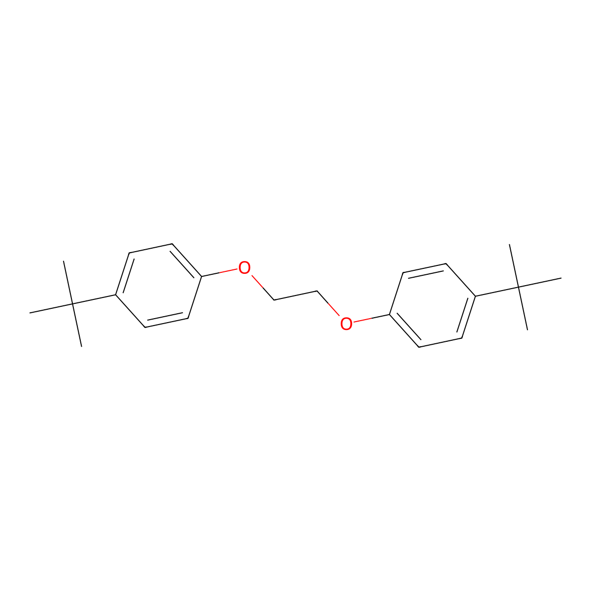 Poly(oxy-1,2-ethanediyl), alpha-[4-(1,1-dimethylethyl)phenyl]-omega-[4-(1,1-dimethylethyl)phenoxy]- molecular structure, CAS 69898-56-2