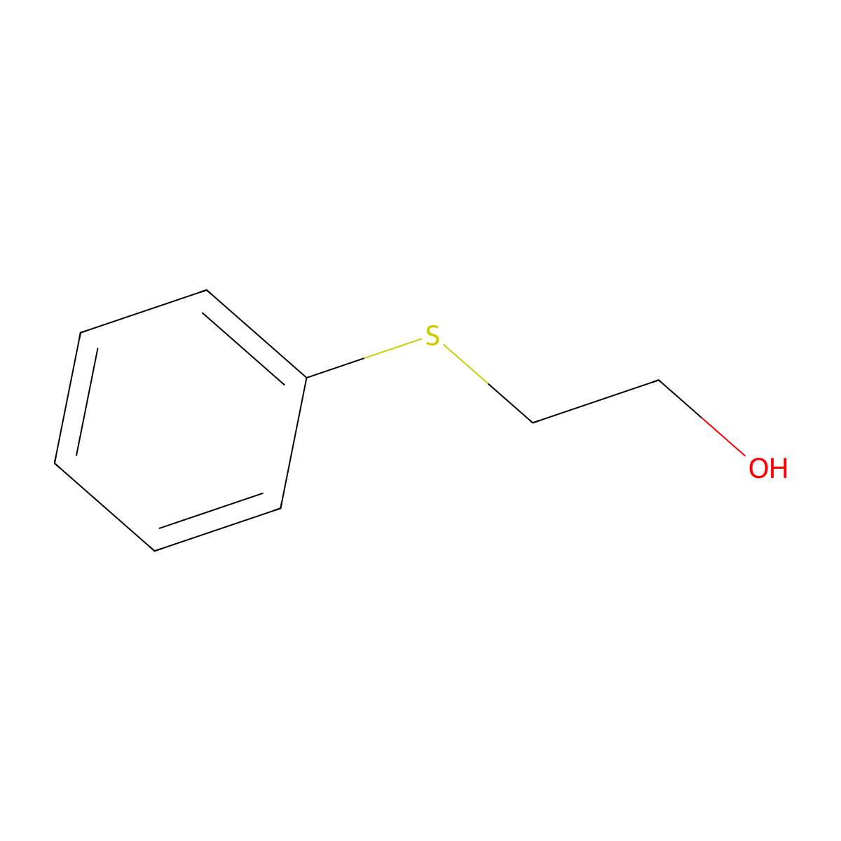 2-(Phenylthio)ethanol molecular structure, CAS 699-12-7