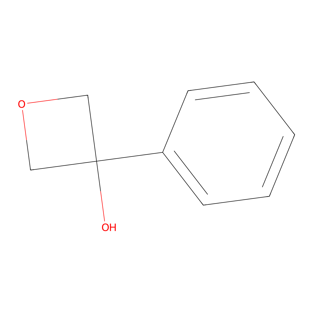 3-Phenyloxetan-3-ol molecular structure, CAS 699-73-0
