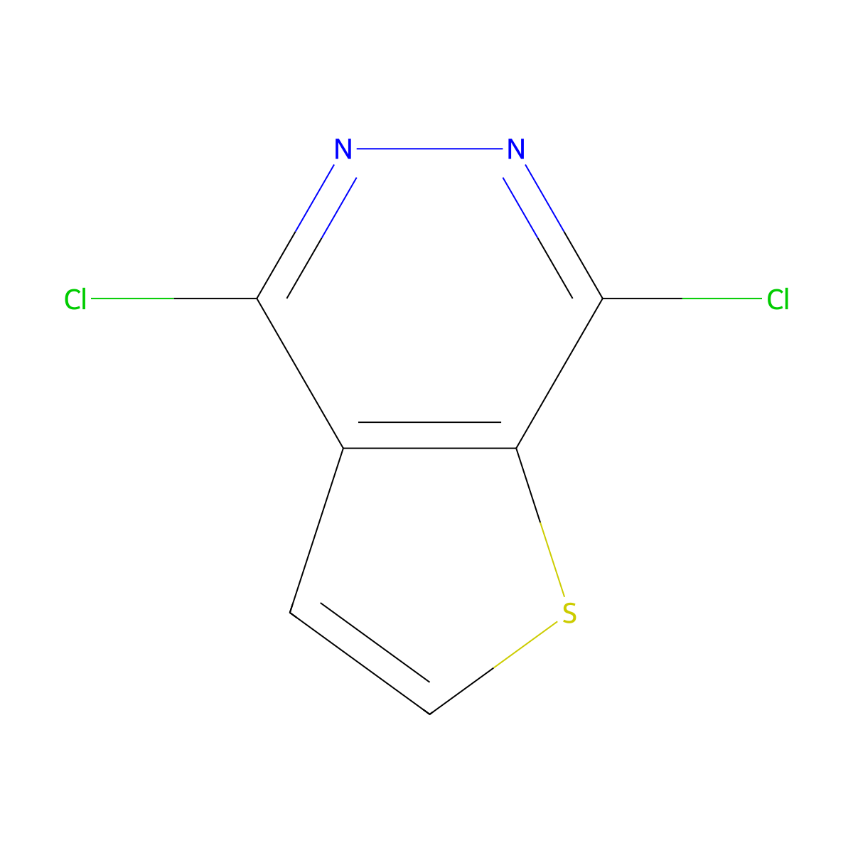 4,7-Dichlorothieno[2,3-d]pyridazine molecular structure, CAS 699-89-8