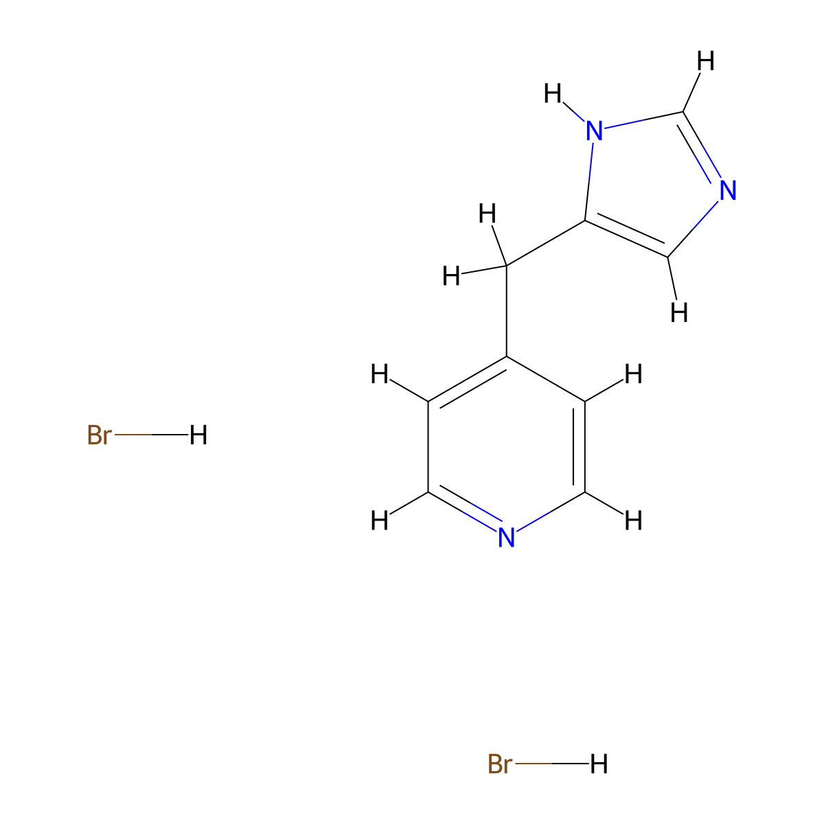 Immethridine dihydrobromide molecular structure, CAS 699020-93-4