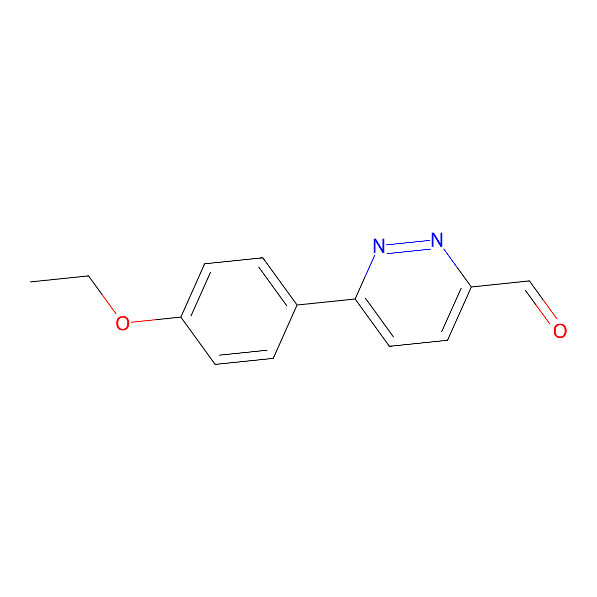6-(4-Ethoxyphenyl)pyridazine-3-carbaldehyde molecular structure, CAS 699022-63-4