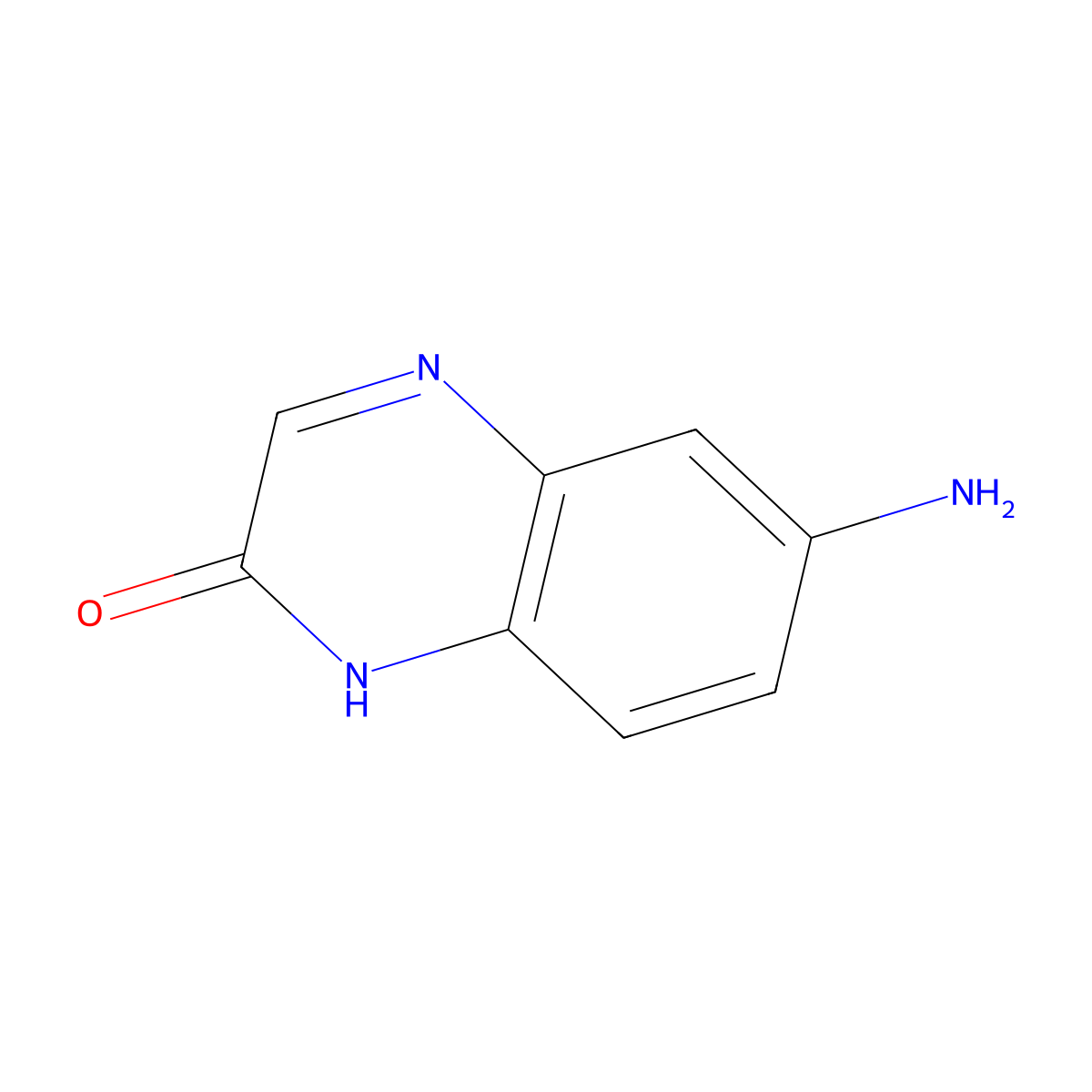 6-Aminoquinoxalin-2(1H)-one molecular structure, CAS 69904-06-9