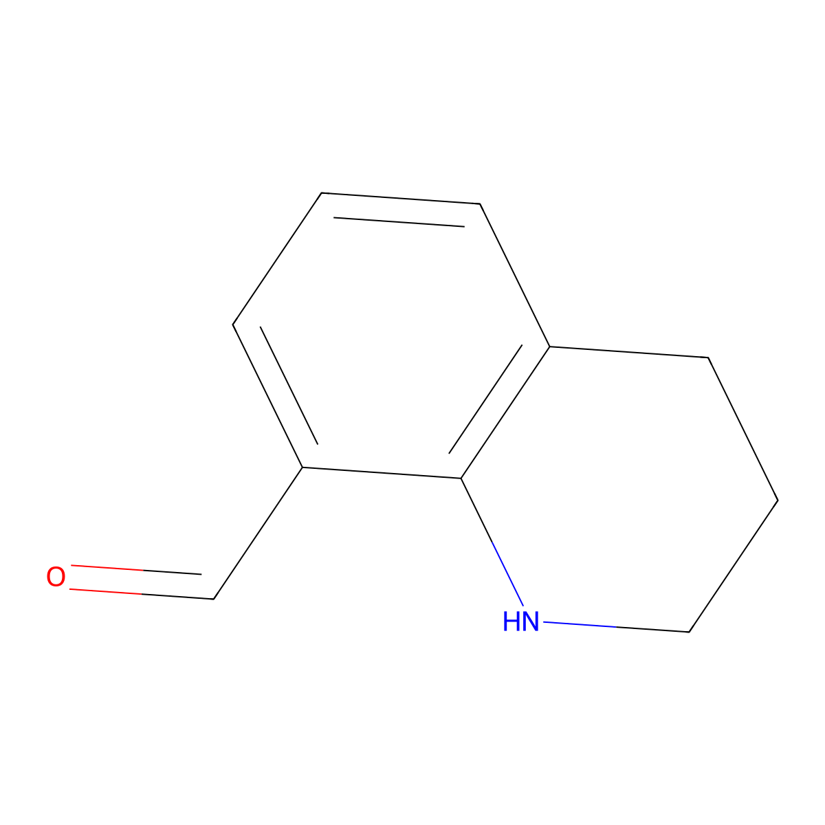 1,2,3,4-Tetrahydroquinoline-8-carbaldehyde molecular structure, CAS 69906-07-6