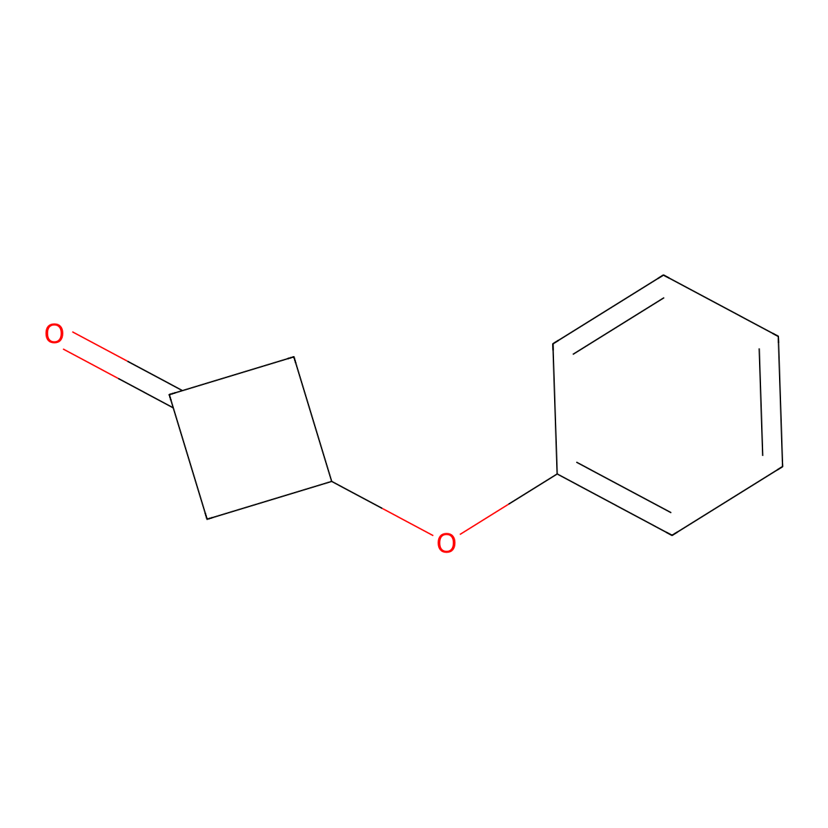 3-Phenoxycyclobutan-1-one molecular structure, CAS 69906-55-4