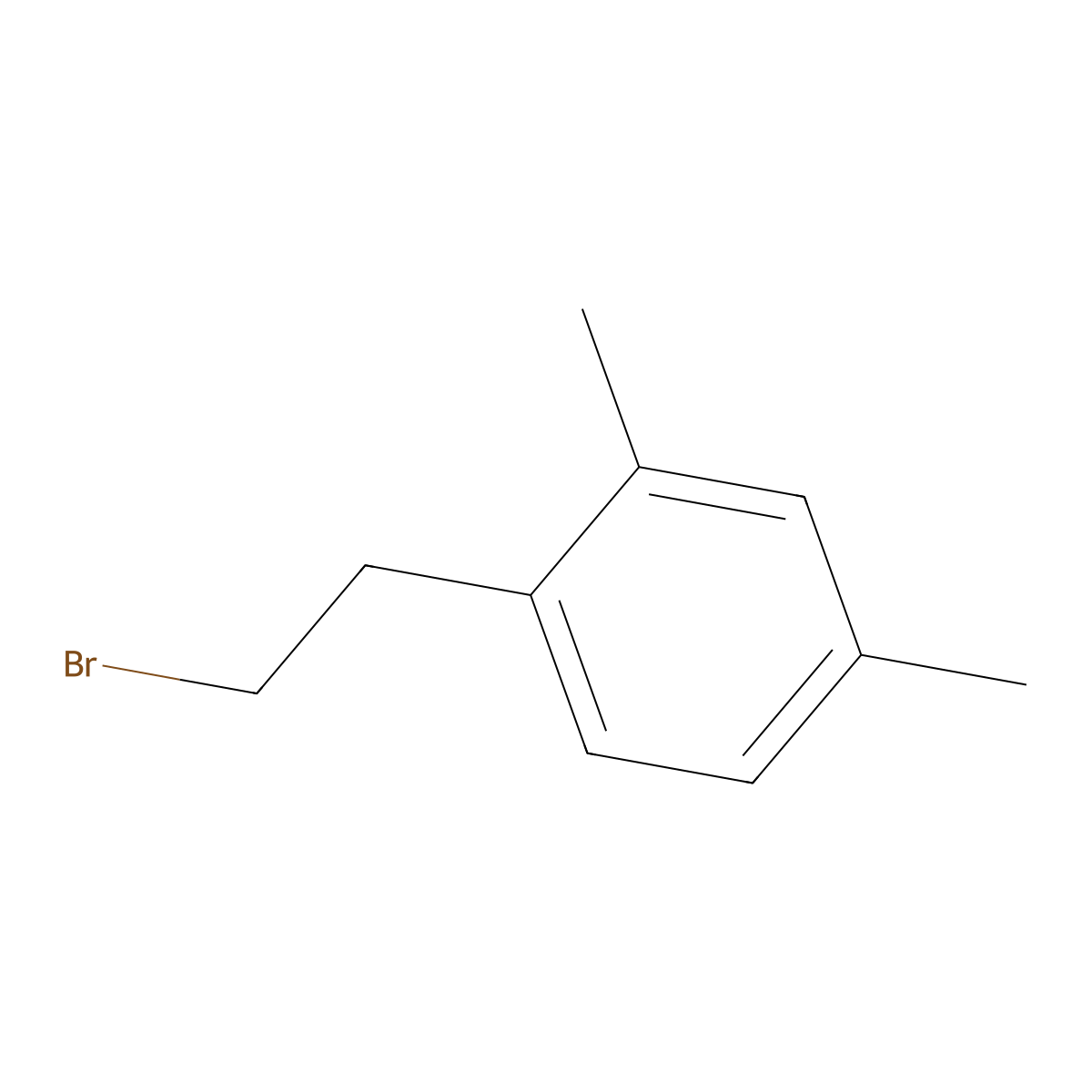 1-(2-Bromoethyl)-2,4-dimethylbenzene molecular structure, CAS 69919-99-9