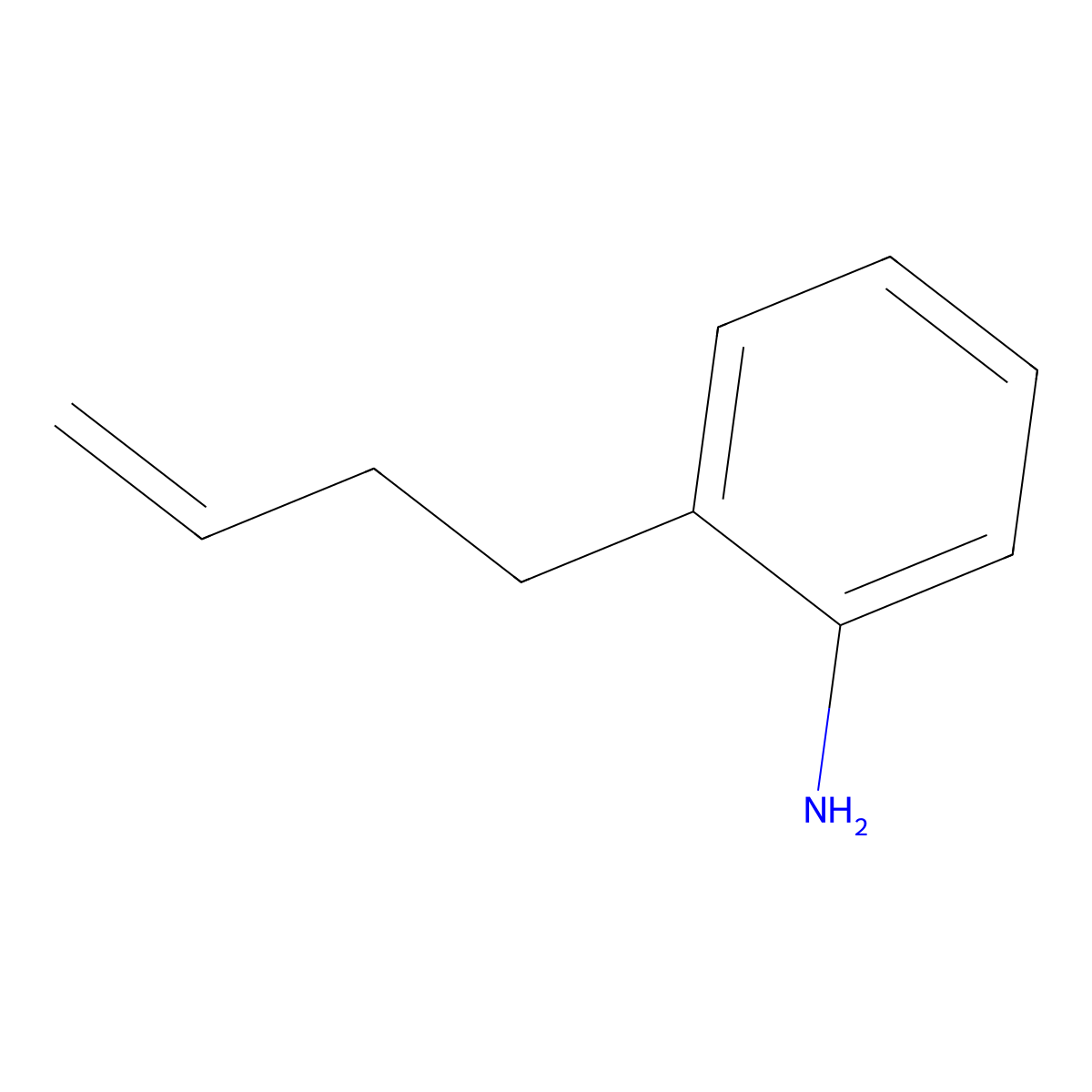 2-(But-3-en-1-yl)aniline molecular structure, CAS 6992-97-8