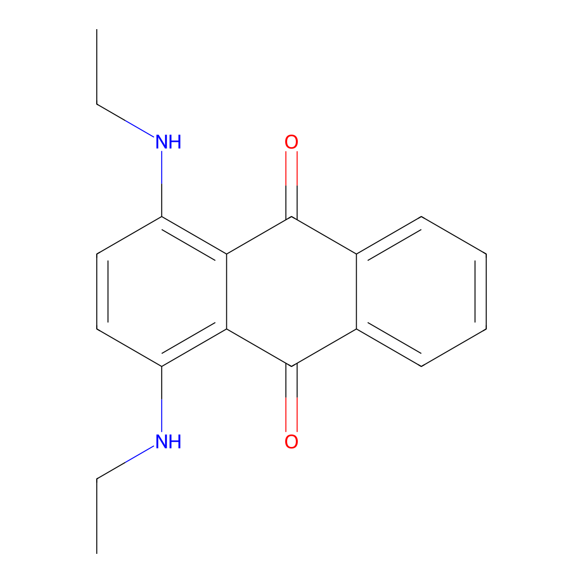 Solvent Blue 59 molecular structure, CAS 6994-46-3