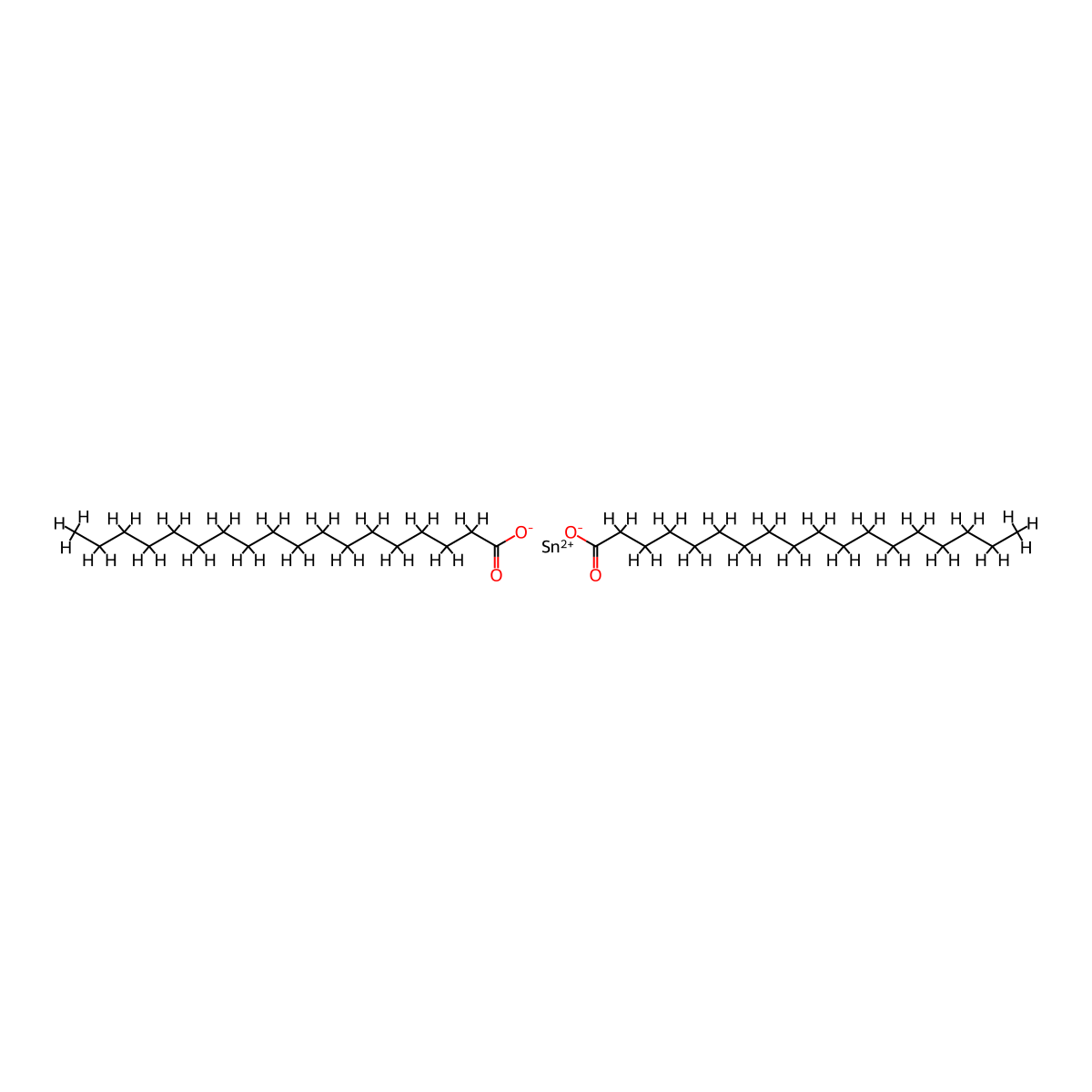 Tin distearate, pure molecular structure, CAS 6994-59-8