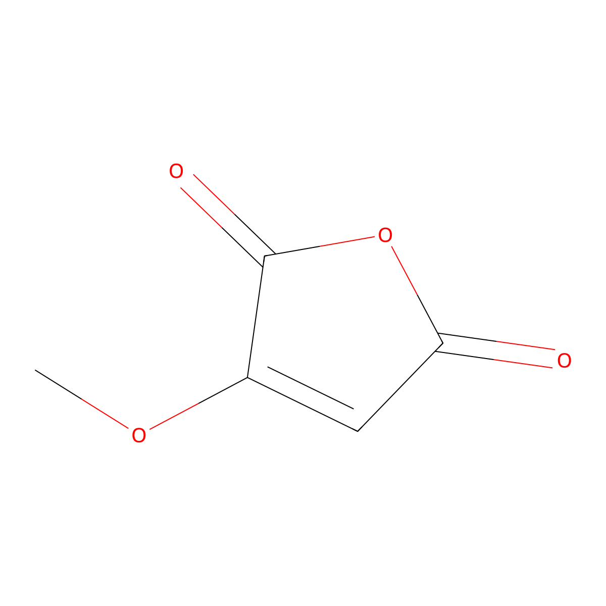 2,5-Furandione, 3-methoxy- molecular structure, CAS 69945-03-5