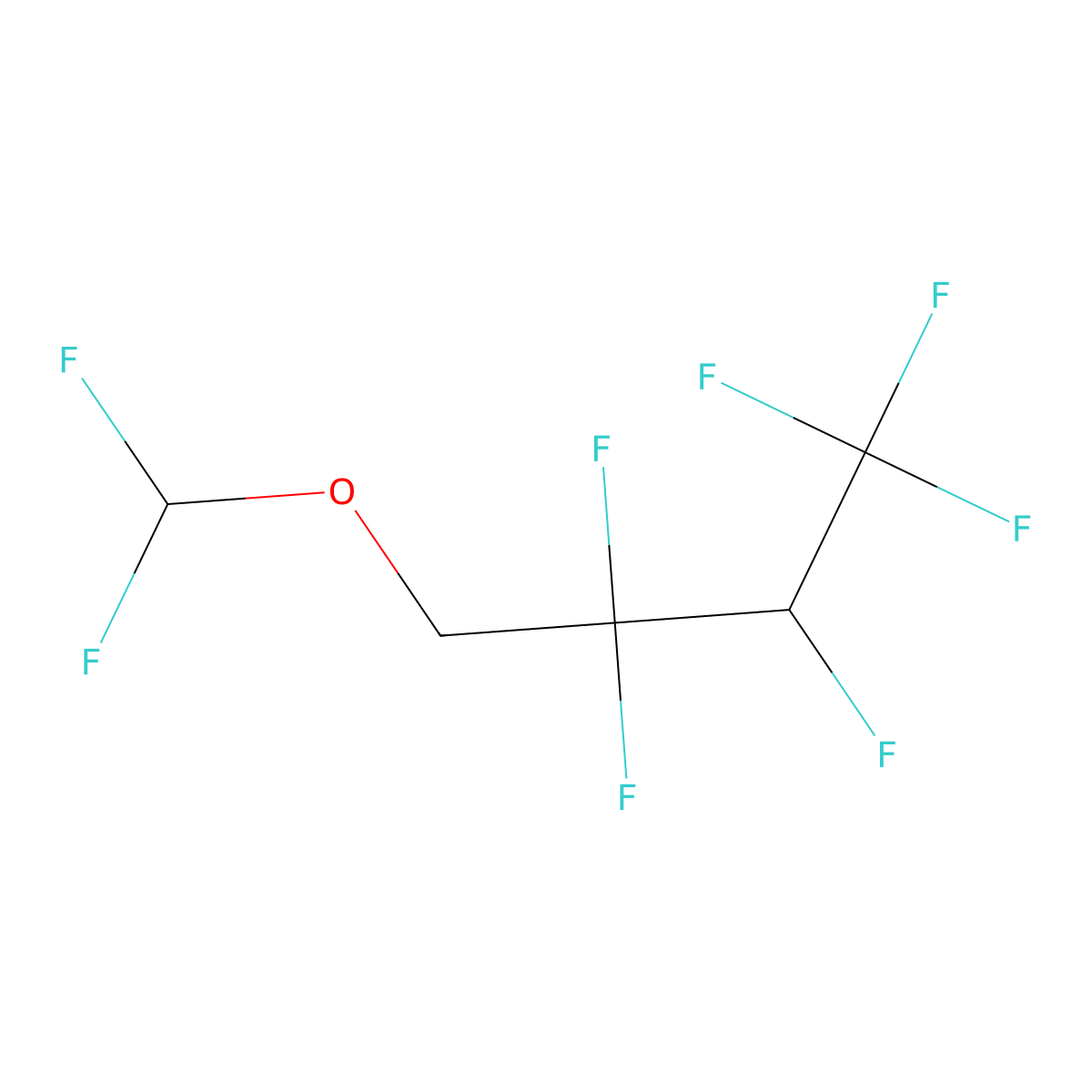 4-(Difluoromethoxy)-1,1,1,2,3,3-hexafluorobutane molecular structure, CAS 69948-46-5