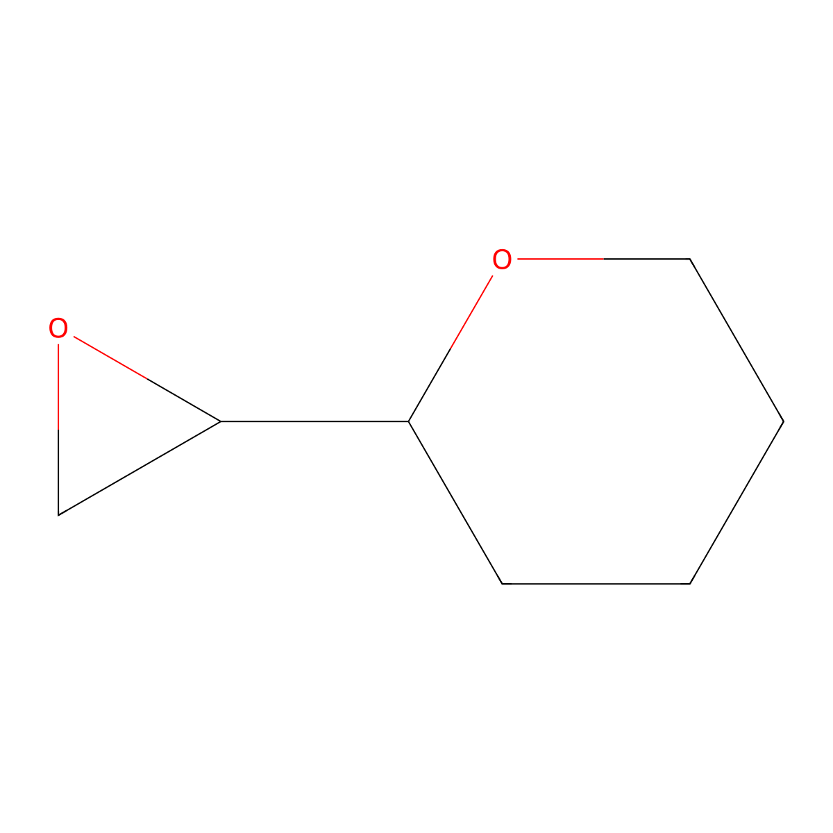 2-(Oxiran-2-yl)oxane molecular structure, CAS 69963-69-5