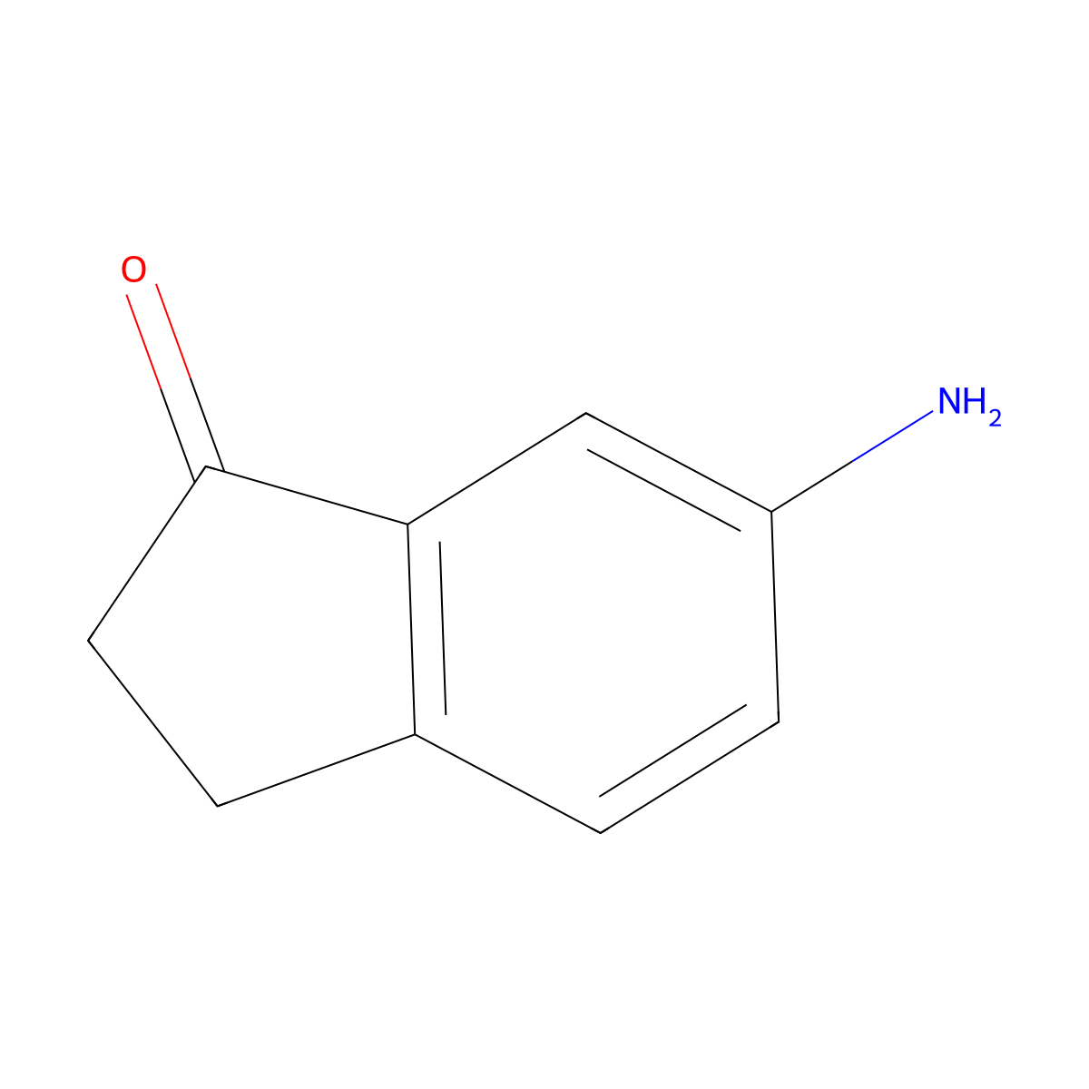 6-amino-2,3-dihydro-1H-inden-1-one molecular structure, CAS 69975-65-1