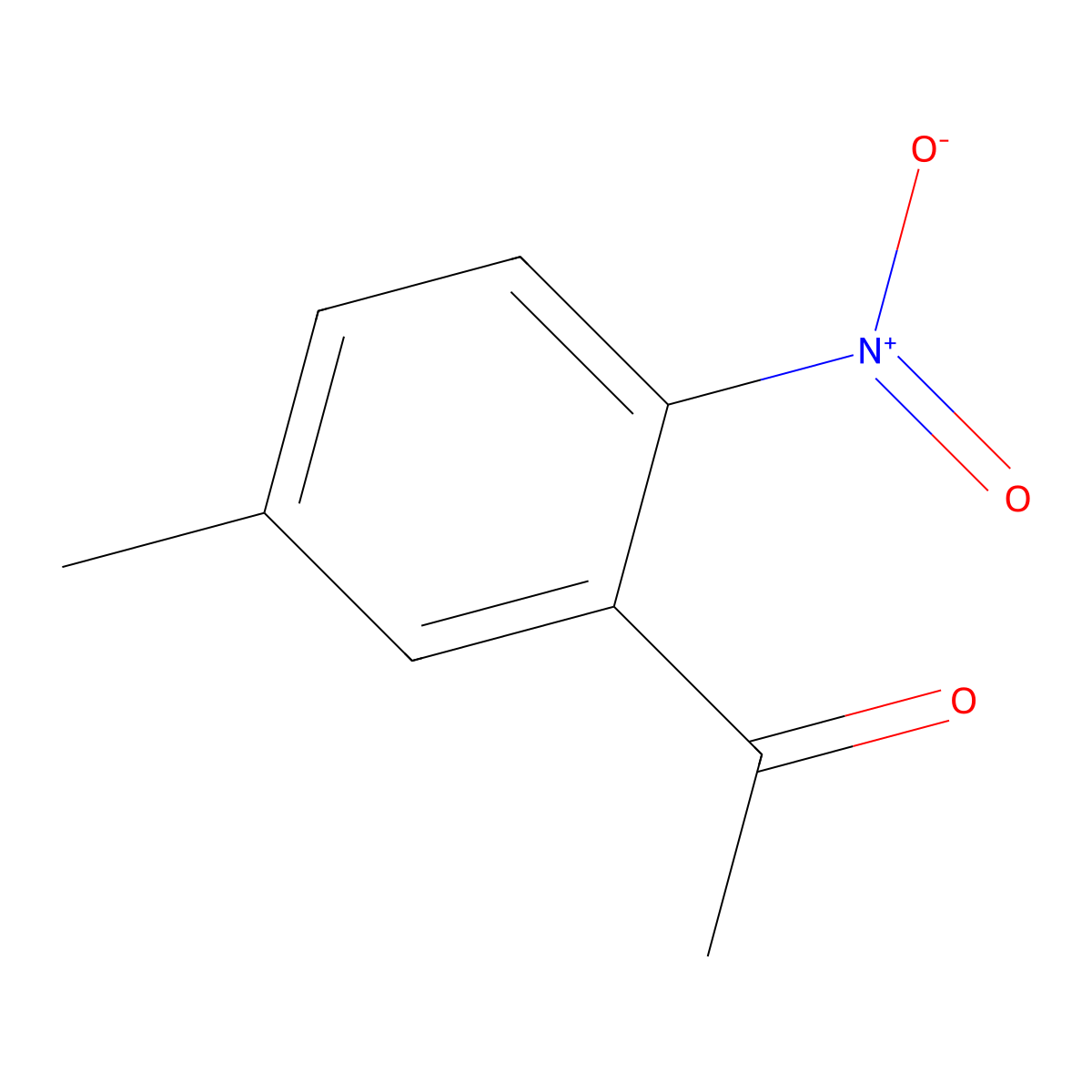 1-(5-Methyl-2-nitrophenyl)ethanone molecular structure, CAS 69976-70-1