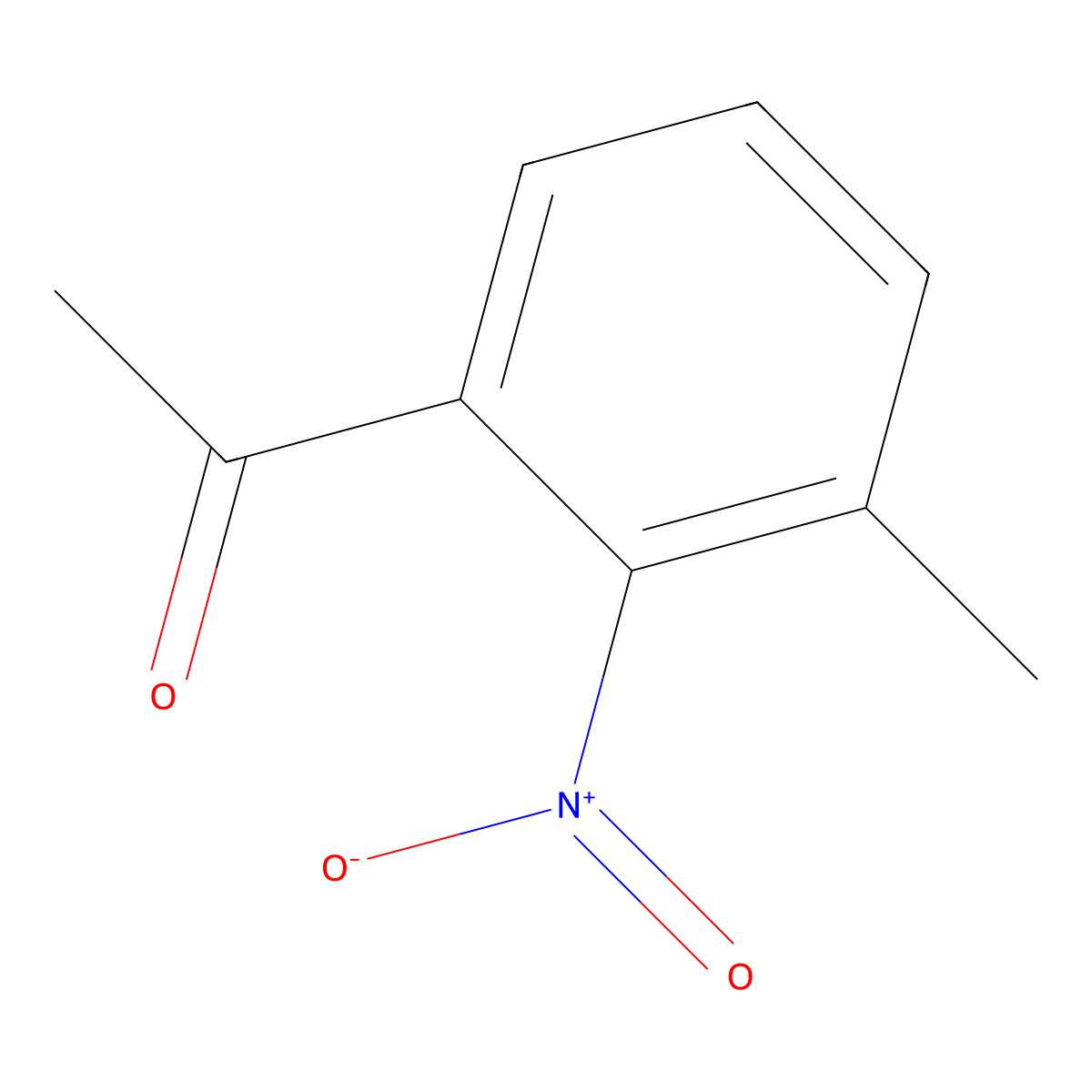 1-(3-Methyl-2-nitrophenyl)ethanone molecular structure, CAS 69976-71-2