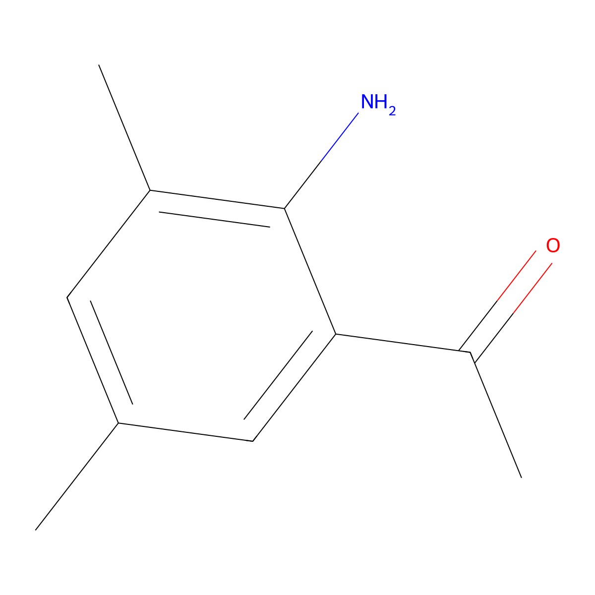 1-(2-Amino-3,5-dimethylphenyl)ethan-1-one molecular structure, CAS 69976-75-6