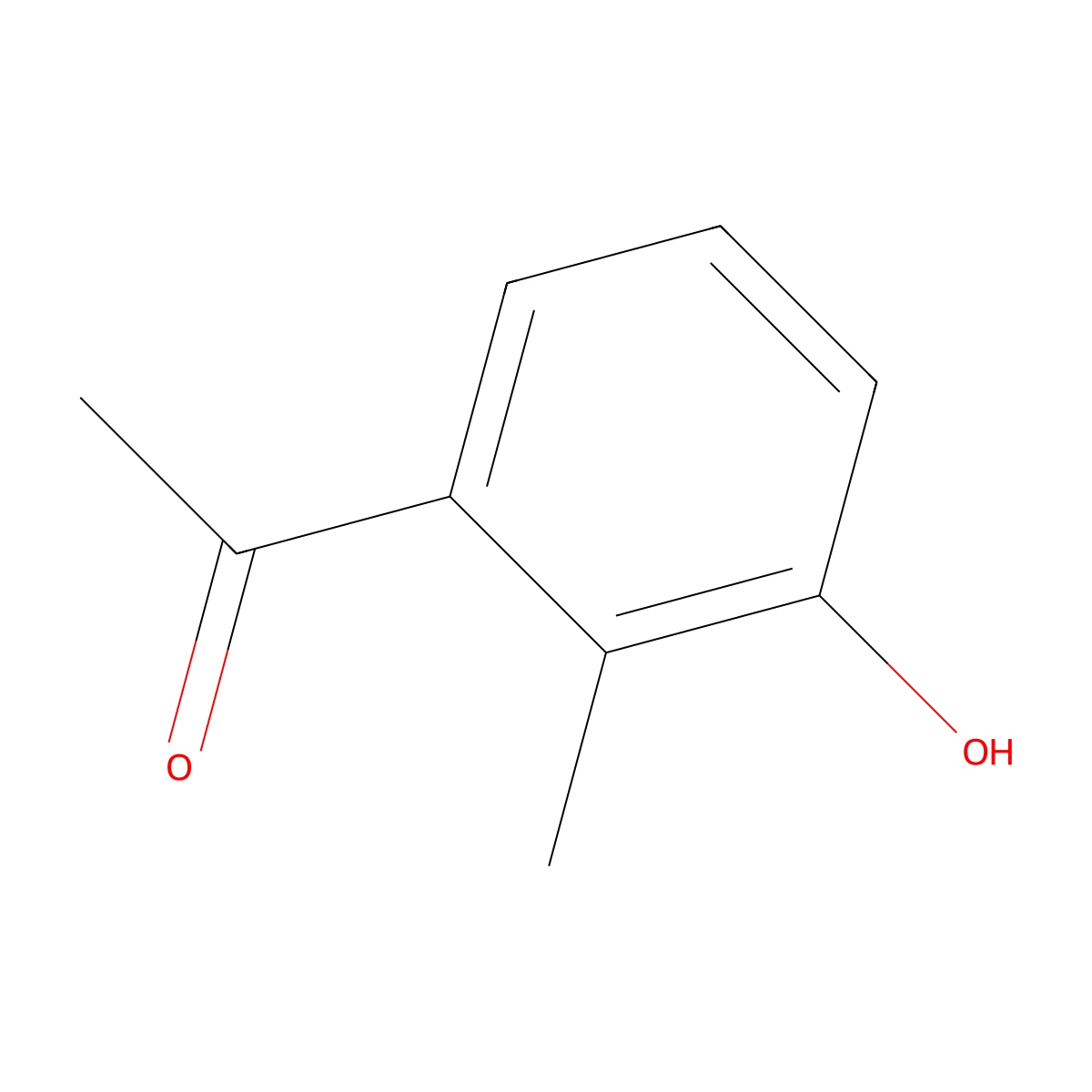 1-(3-Hydroxy-2-methylphenyl)ethanone molecular structure, CAS 69976-81-4