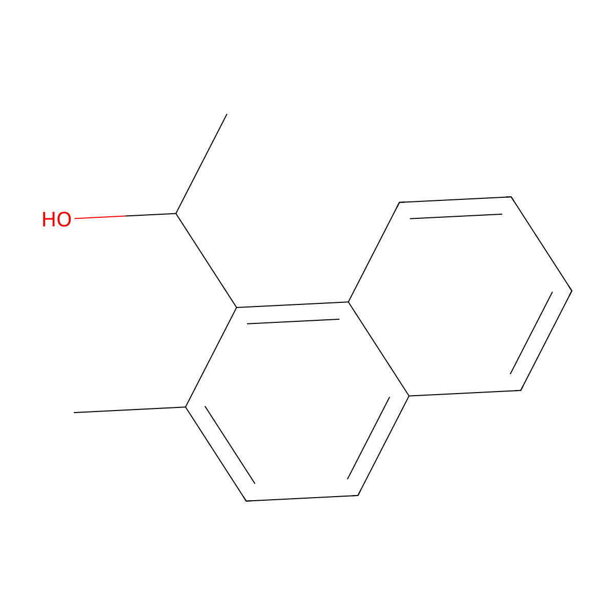 alpha,2-Dimethyl-1-naphthalenemethanol molecular structure, CAS 69994-69-0