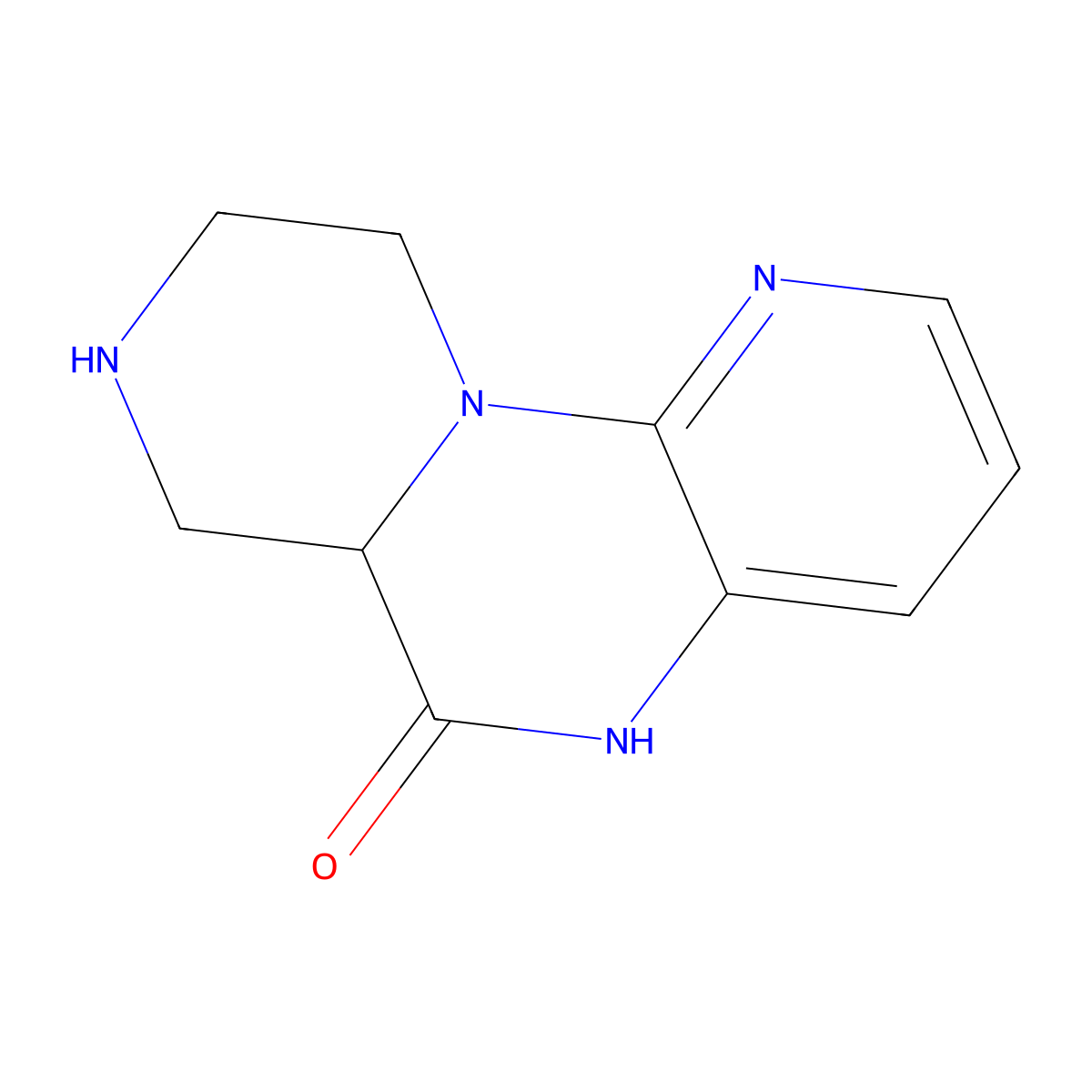 1,3,8,12-Tetraazatricyclo[8.4.0.0,2,7]tetradeca-2(7),3,5-trien-9-one molecular structure, CAS 69999-52-6