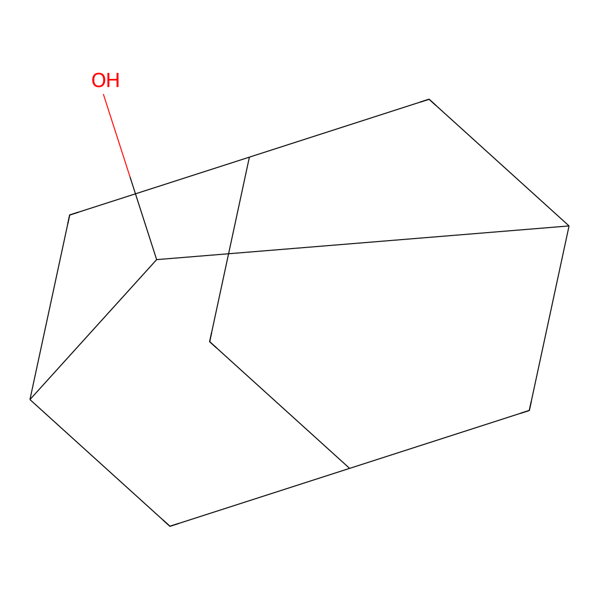 2-Adamantanol molecular structure, CAS 700-57-2
