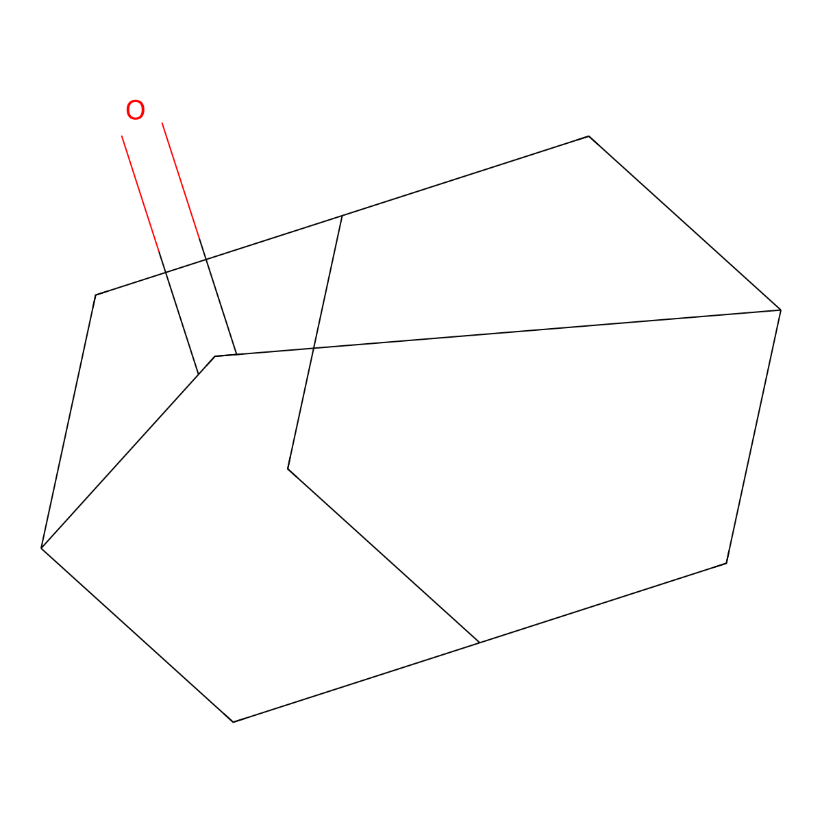 Adamantanone molecular structure, CAS 700-58-3