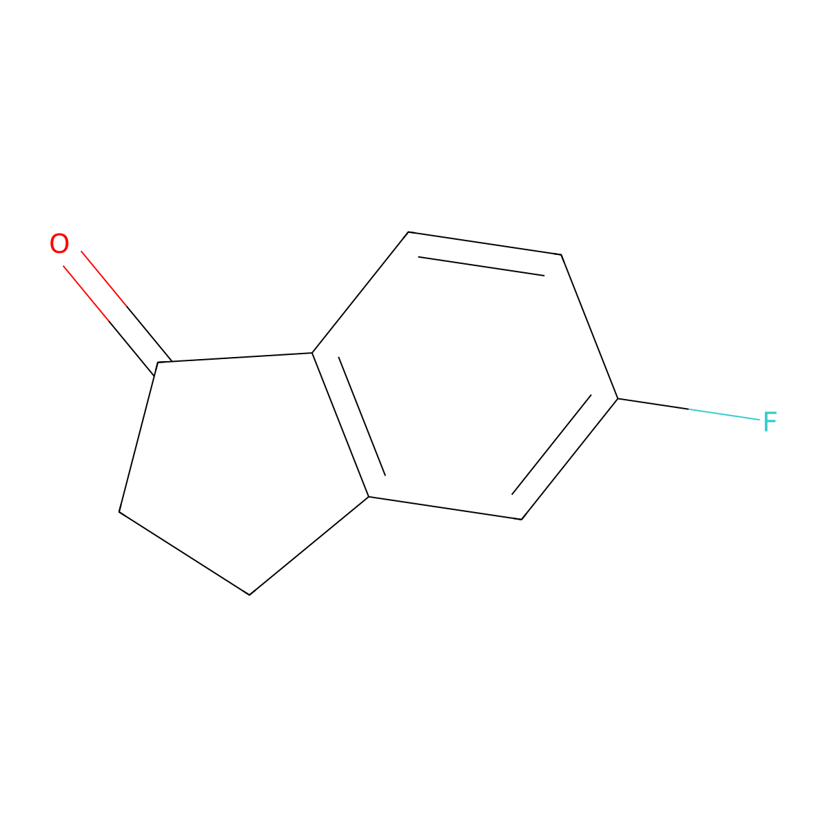 5-Fluoro-1-indanone molecular structure, CAS 700-84-5