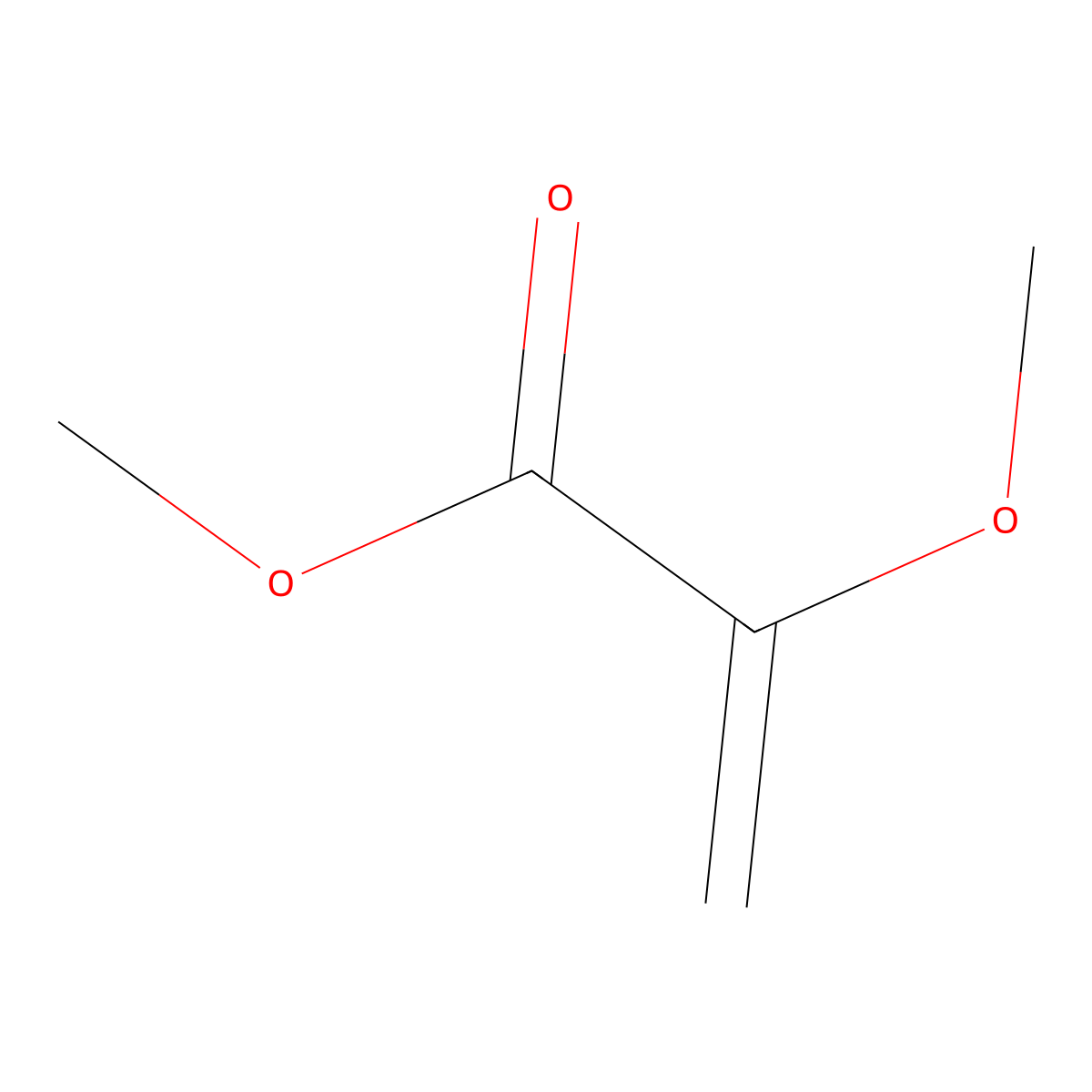 Methyl 2-methoxyprop-2-enoate molecular structure, CAS 7001-18-5
