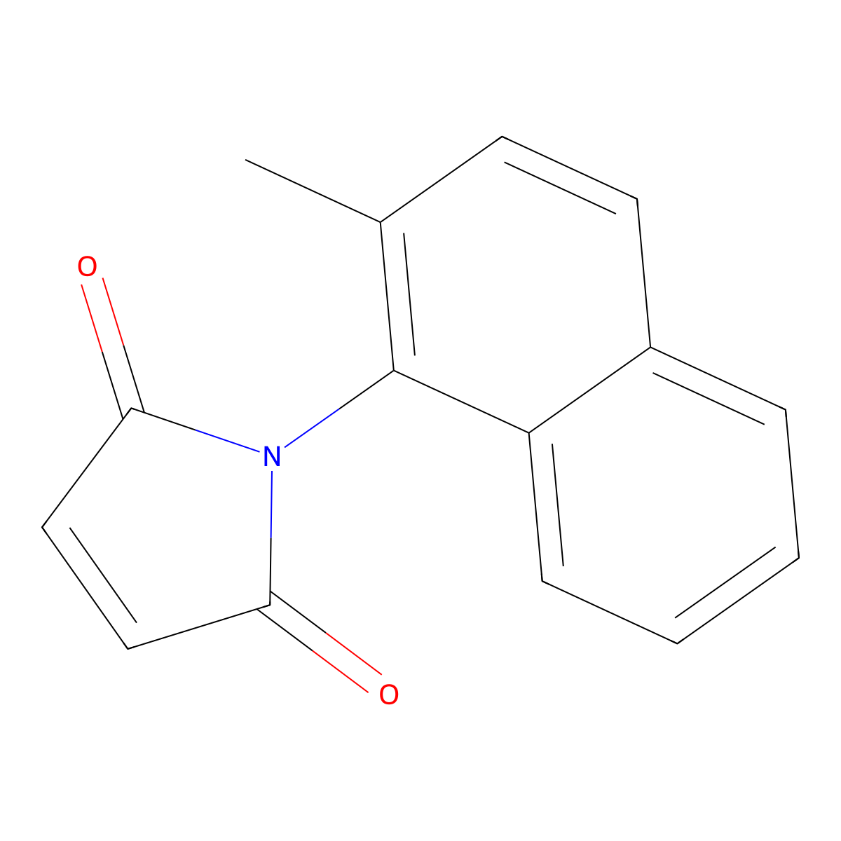 N-(2-Methyl-naphth-1-yl)maleimide molecular structure, CAS 70017-56-0