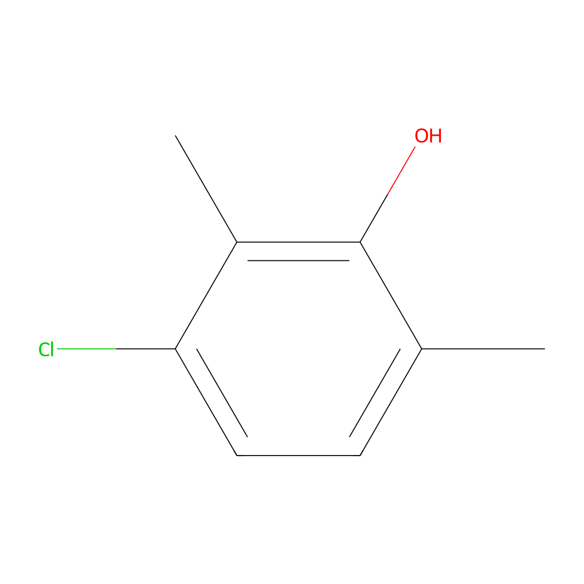 3-Chloro-2,6-dimethylphenol molecular structure, CAS 70024-45-2