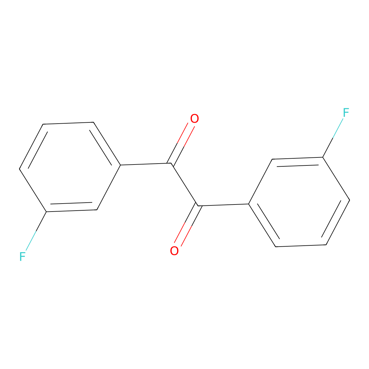 1,2-Bis(3-fluorophenyl)ethane-1,2-dione molecular structure, CAS 70028-89-6