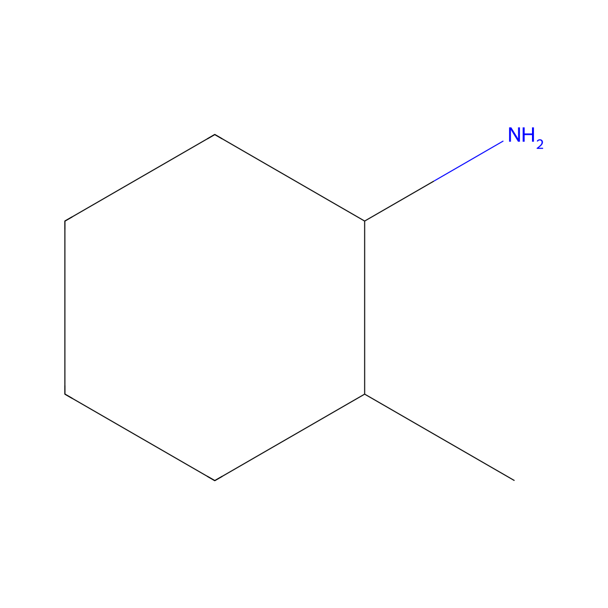 2-Methylcyclohexylamine molecular structure, CAS 7003-32-9
