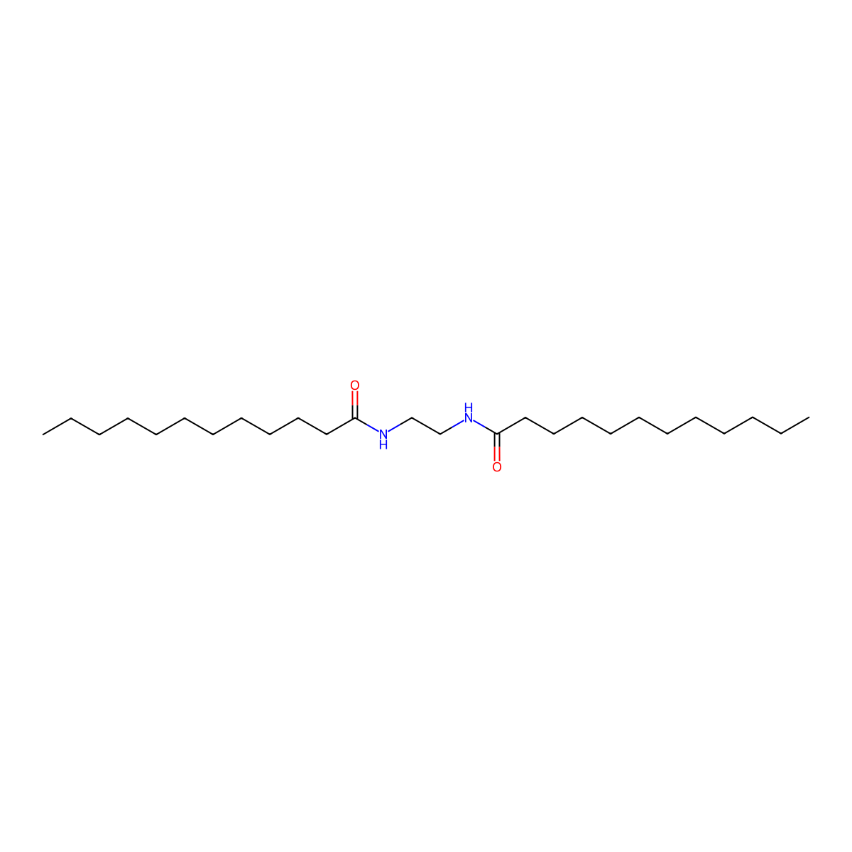 N-[2-(Dodecanoylamino)ethyl]dodecanamide molecular structure, CAS 7003-56-7