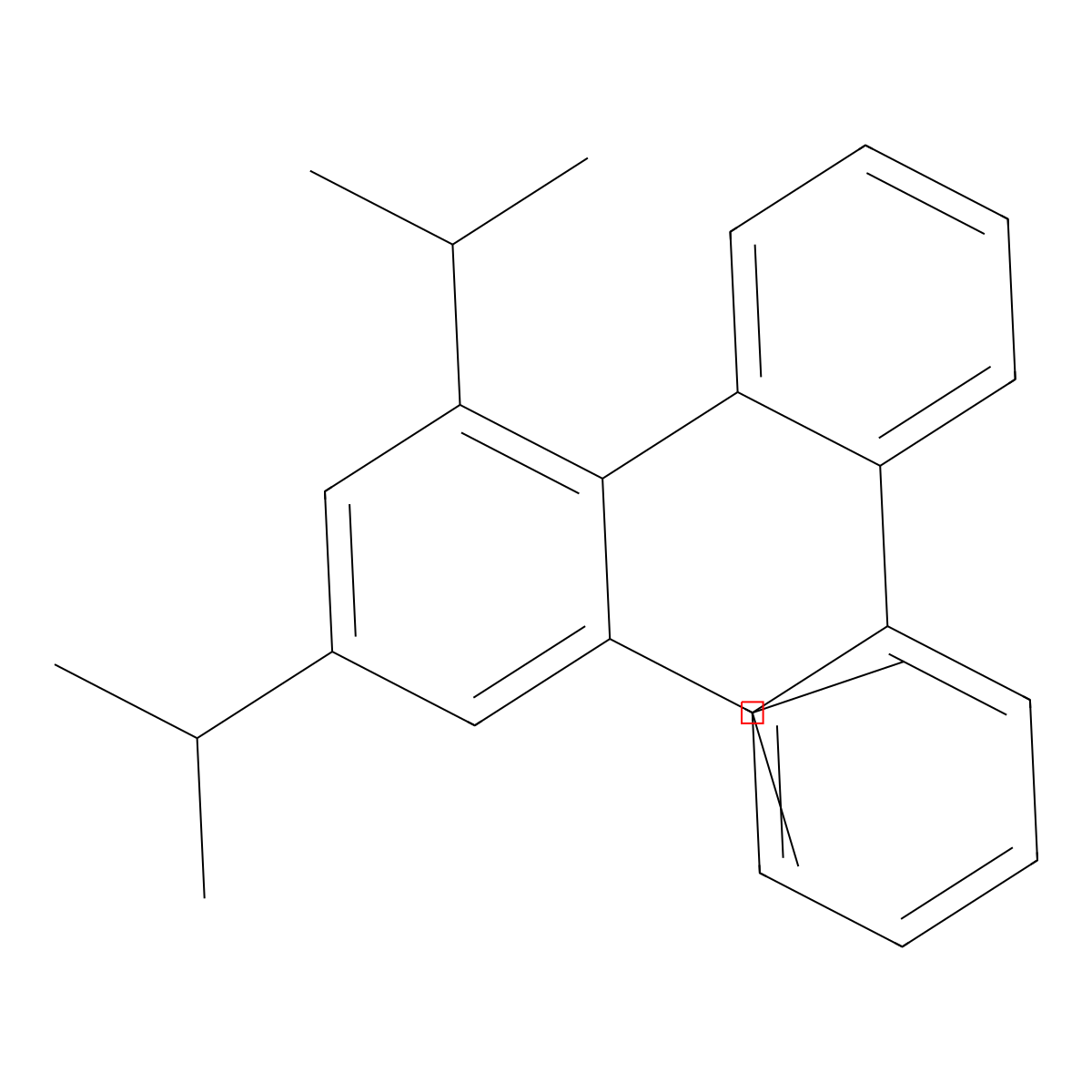 2-[2,4,6-Tris(propan-2-yl)phenyl]-1,1'-biphenyl molecular structure, CAS 700360-06-1