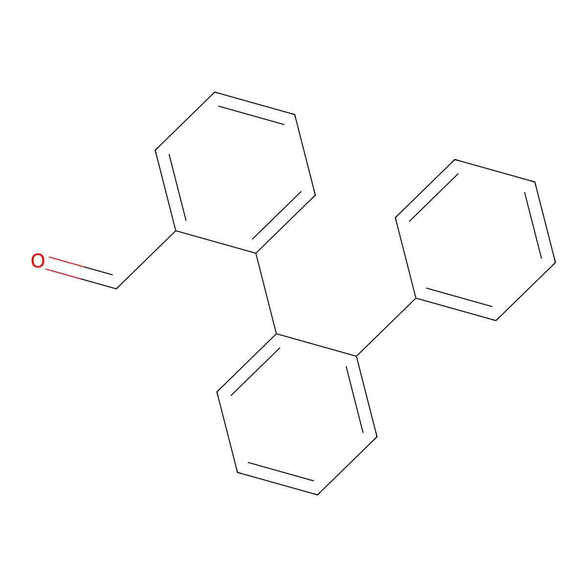 Terphenyl carbaldehyde molecular structure, CAS 700360-11-8