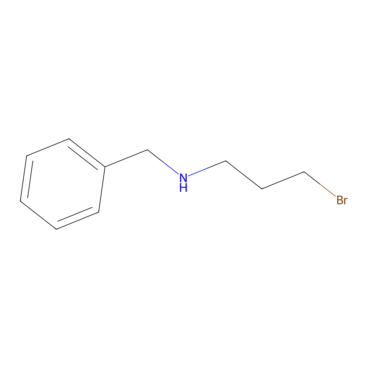 N-Benzyl-3-bromopropan-1-amine molecular structure, CAS 70052-93-6