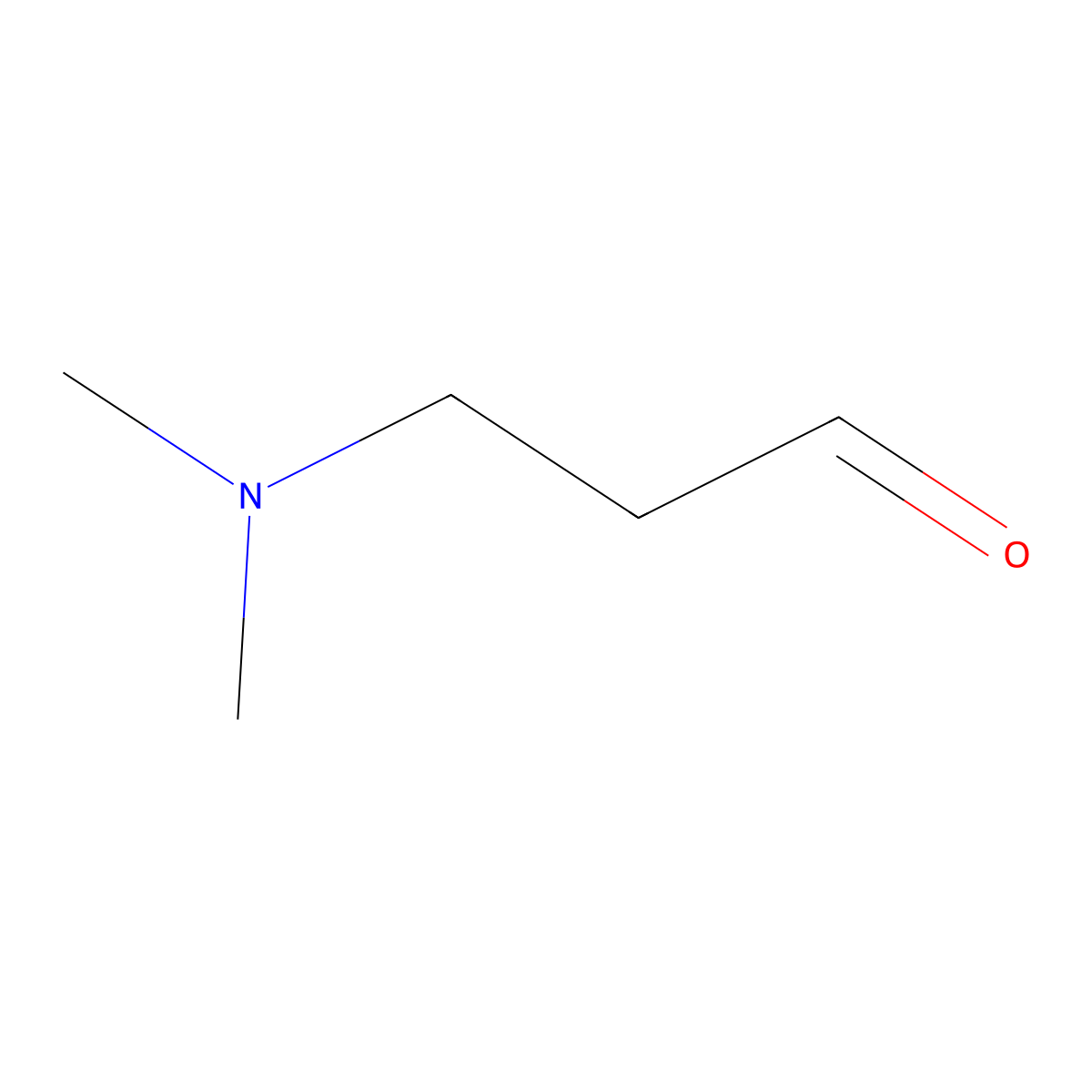 3-(Dimethylamino)propanal molecular structure, CAS 70058-23-0