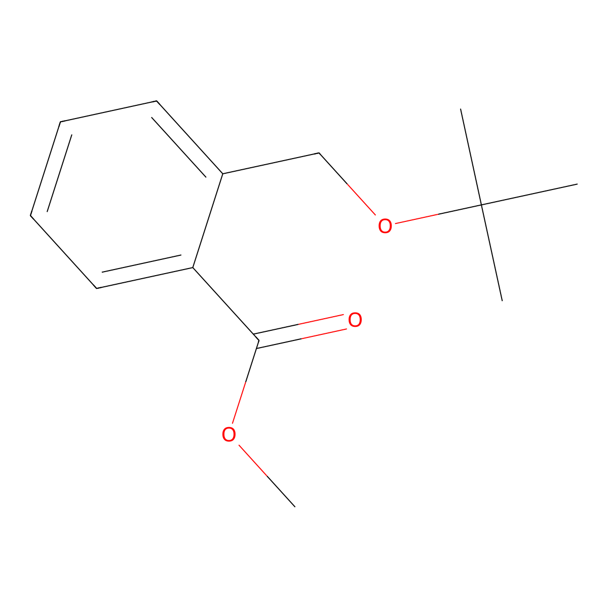 Methyl 2-[(1,1-dimethylethoxy)methyl]benzoate molecular structure, CAS 70063-35-3