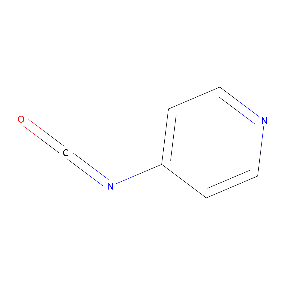 4-Isocyanatopyridine molecular structure, CAS 70067-45-7