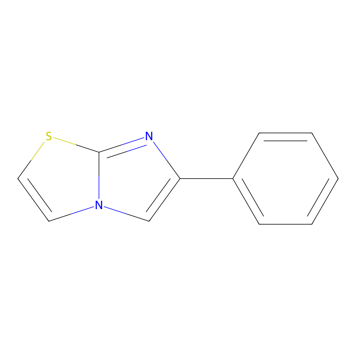 6-Phenylimidazo[2,1-b]thiazole molecular structure, CAS 7008-63-1