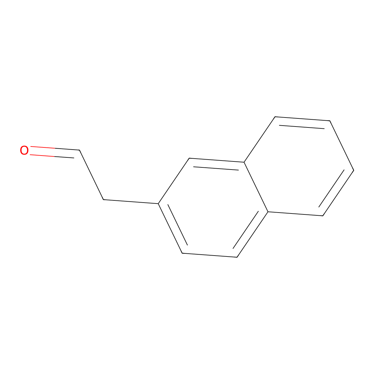 2-Naphthaleneacetaldehyde molecular structure, CAS 70080-13-6
