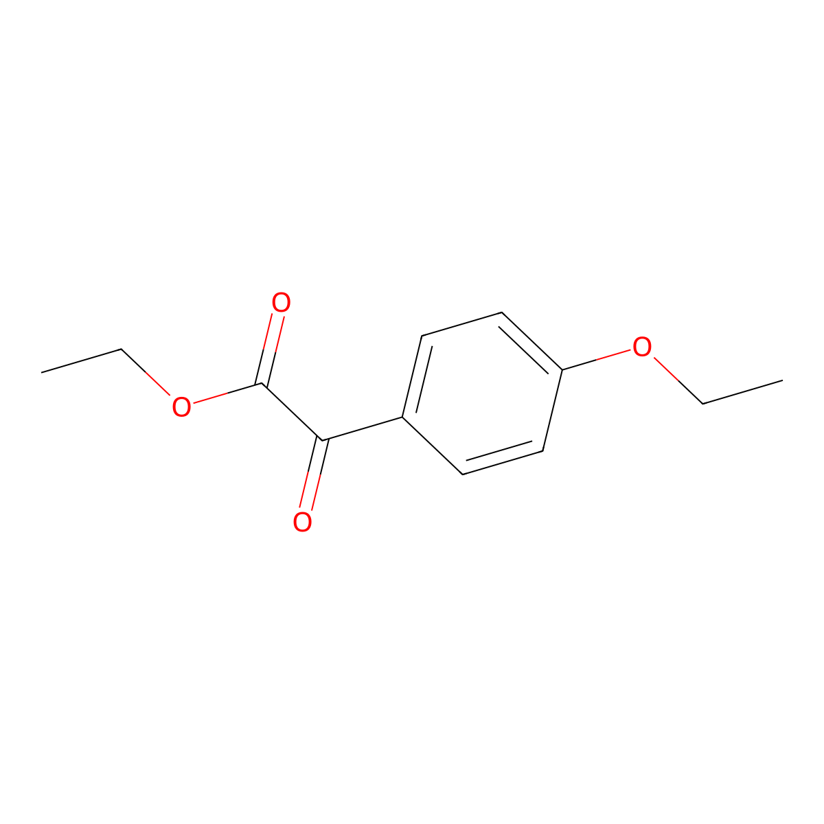 Ethyl (4-ethoxyphenyl)(oxo)acetate molecular structure, CAS 70080-61-4