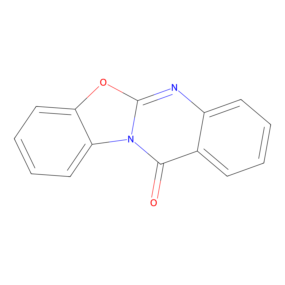 12h-Benzoxazolo[2,3-b]quinazolin-12-one molecular structure, CAS 70083-20-4