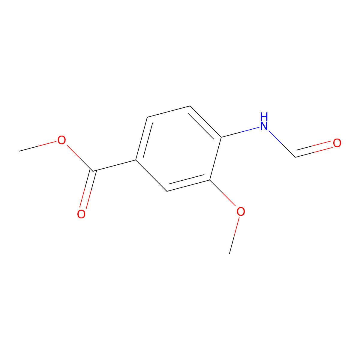 Methyl 4-formamido-3-methoxybenzoate molecular structure, CAS 700834-18-0