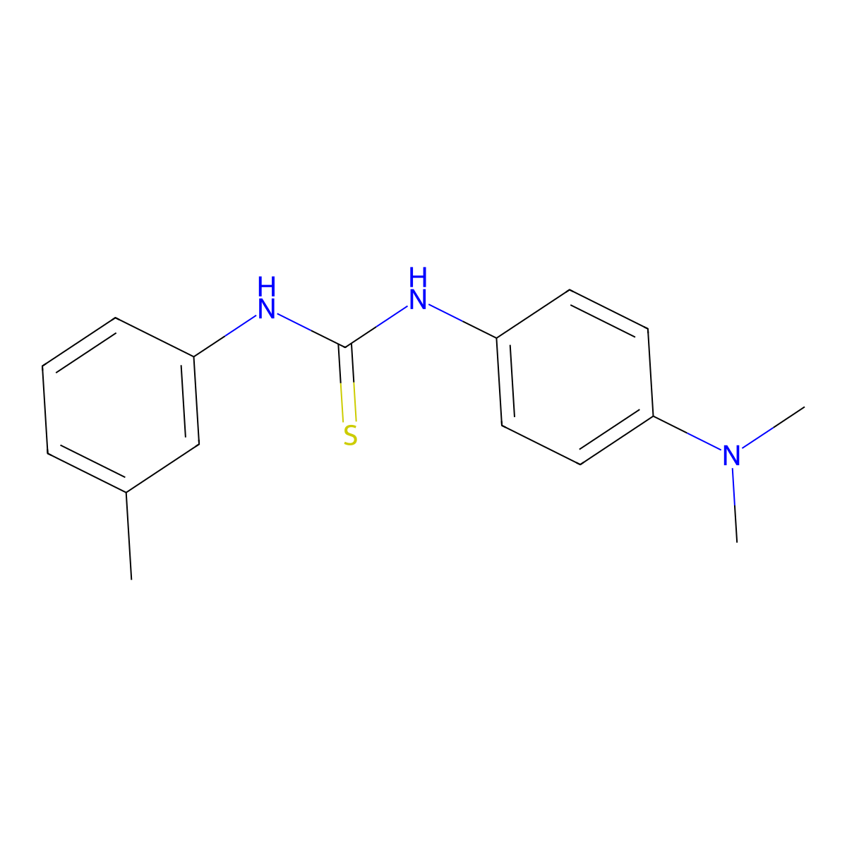 1-[4-(Dimethylamino)phenyl]-3-(3-methylphenyl)thiourea molecular structure, CAS 700854-08-6