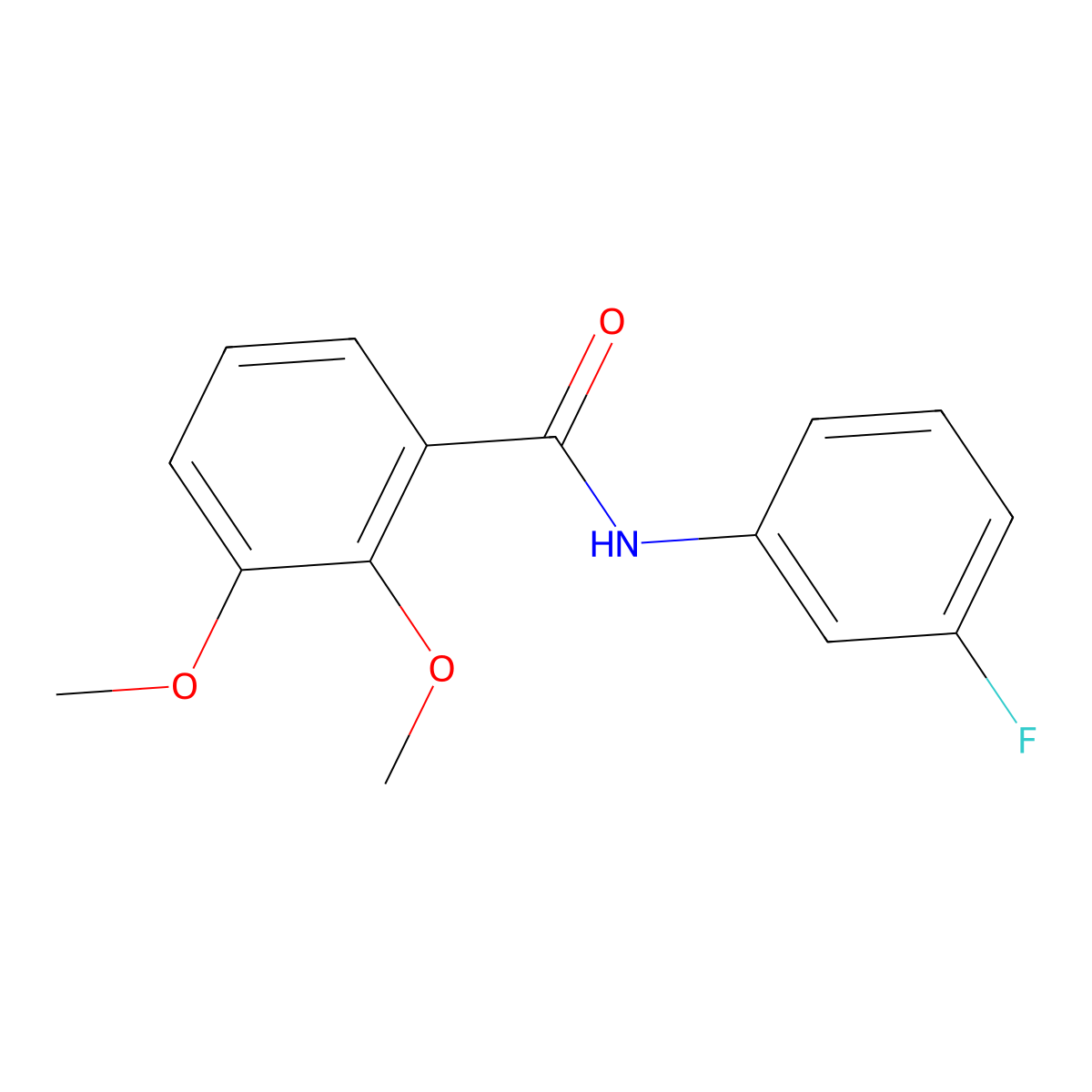 N-(3-fluorophenyl)-2,3-dimethoxybenzamide molecular structure, CAS 700858-50-0