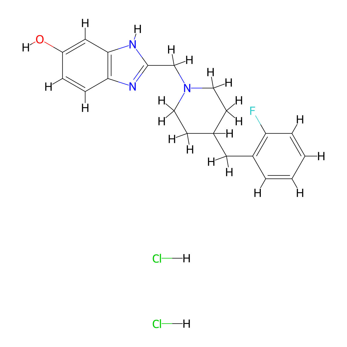 TCN 237 dihydrochloride molecular structure, CAS 700878-19-9