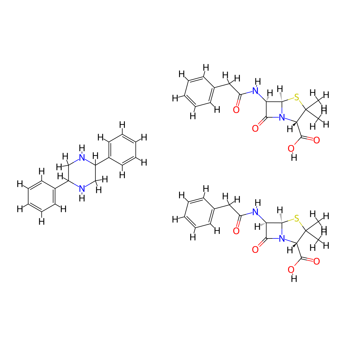 Phenyracillin molecular structure, CAS 7009-88-3