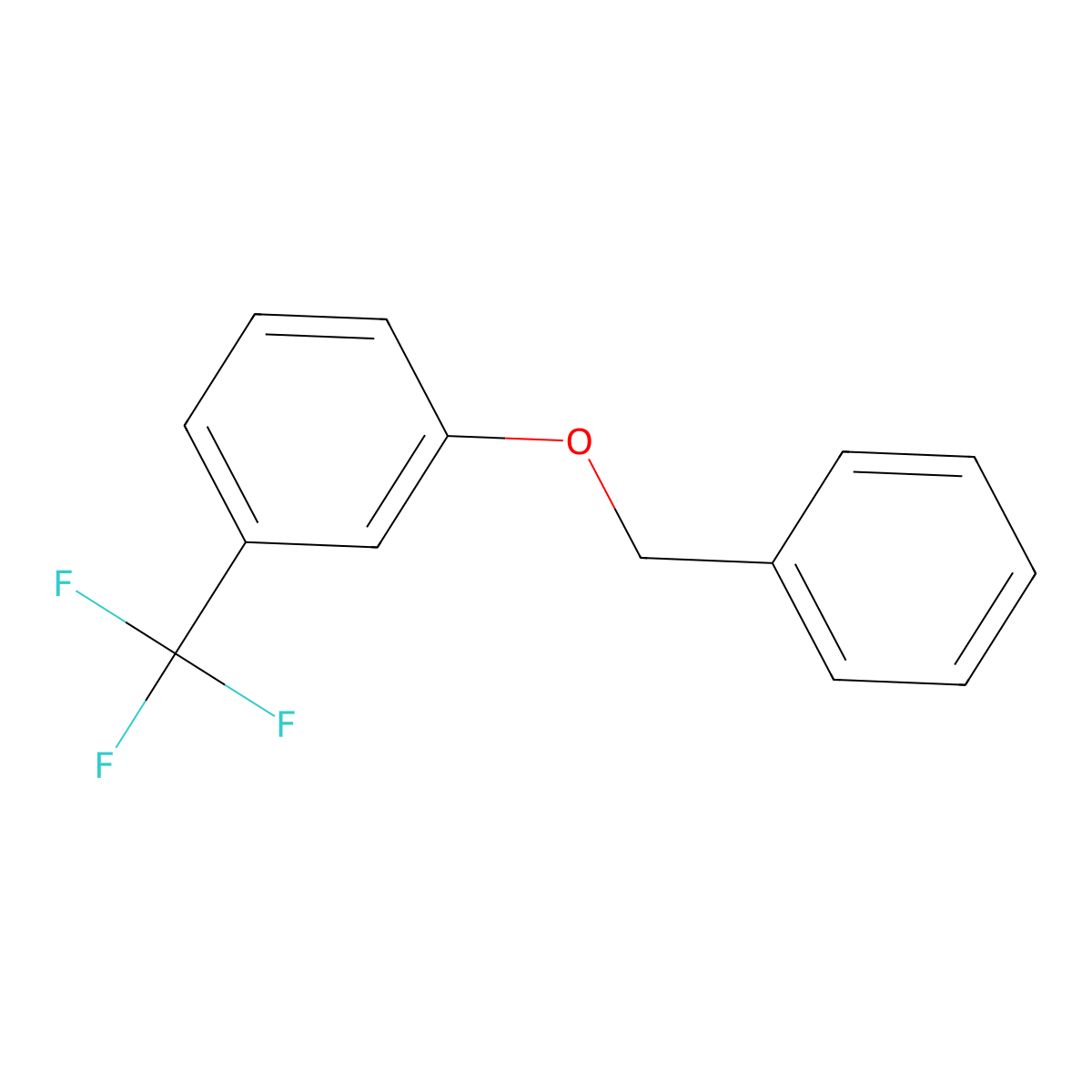 1-(Phenylmethoxy)-3-(trifluoromethyl)benzene molecular structure, CAS 70097-64-2